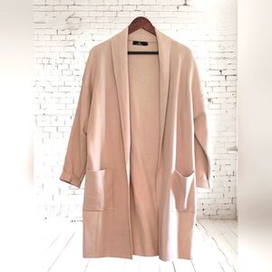 Elegant Women's Tan Cardigan